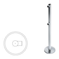 Купить Praktika Стойка ограждения односторонняя передвижная в 