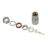 Купить Разъем N-типа, вилка, для кабеля 10D (прижимной) в Москве с доставкой по всей России