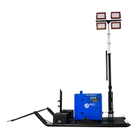 Купить Передвижная осветительная установка ПОУ 4*300LED-10T-10.0 GXD «сани-волокуши» в 