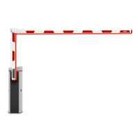 Шлагбаум GS04 со складной стрелой прямоугольного сечения 3 метра