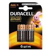 Купить Duracell LR03-6BL BASIC (6/60/19740) в 