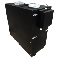 Купить Zenit 350 Heco E 1.5 кВт Steel вентиляционная приточно-вытяжная установка с рекуперацией тепла и сохранением влаги в 