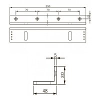 Купить L-кронштейн для EMC 600 ALH и EMC 600-2 ALH в Москве с доставкой по всей России