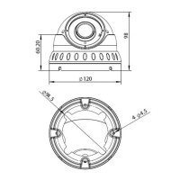Купольная IP камера CMD IP5-WD2.8-12IR