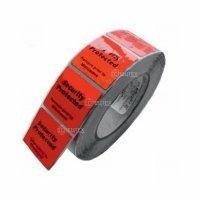 Этикетка для замороженных продуктов (красная с предупреждающей надписью)