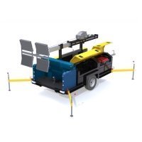 Передвижная осветительная   установка ПОУ 4*240LED-12T