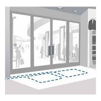 Купить Система для скрытой установки в двери или стене Sensormatic Synergy 8,6 м в 