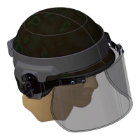 Купить Противоосколочное съемное забрало ДК-7 на ободе в 