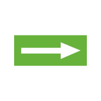 Купить Самоклеящаяся этикетка ЭРА INFO-SSA-114 350х130мм стрелка без текста для светильника SSA-101 в 