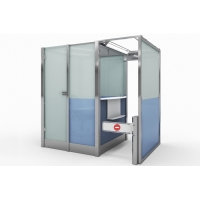 Кабины паспортного контроля с каркасом из нержавеющей стали