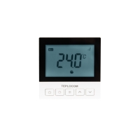 Купить ВСТРАИВАЕМЫЙ ПРОГРАММИРУЕМЫЙ ТЕРМОСТАТ ДЛЯ ЭЛЕКТРИЧЕСКОГО ТЁПЛОГО ПОЛА TEPLOCOM TSF-PROG-220/16A в 